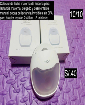 Colector de leche materna de silicona